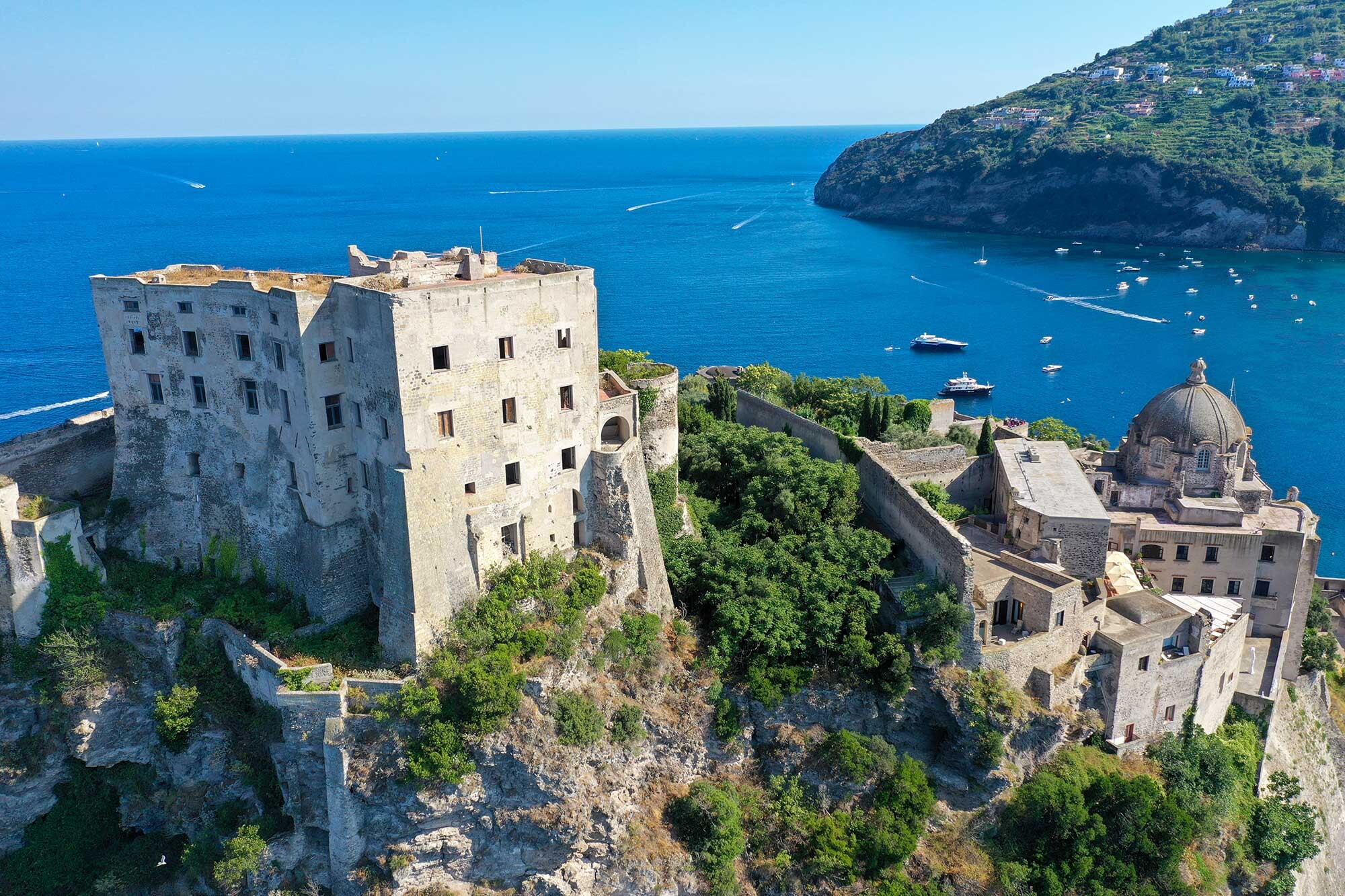 Castello Aragonese d'Ischia, la parte alta